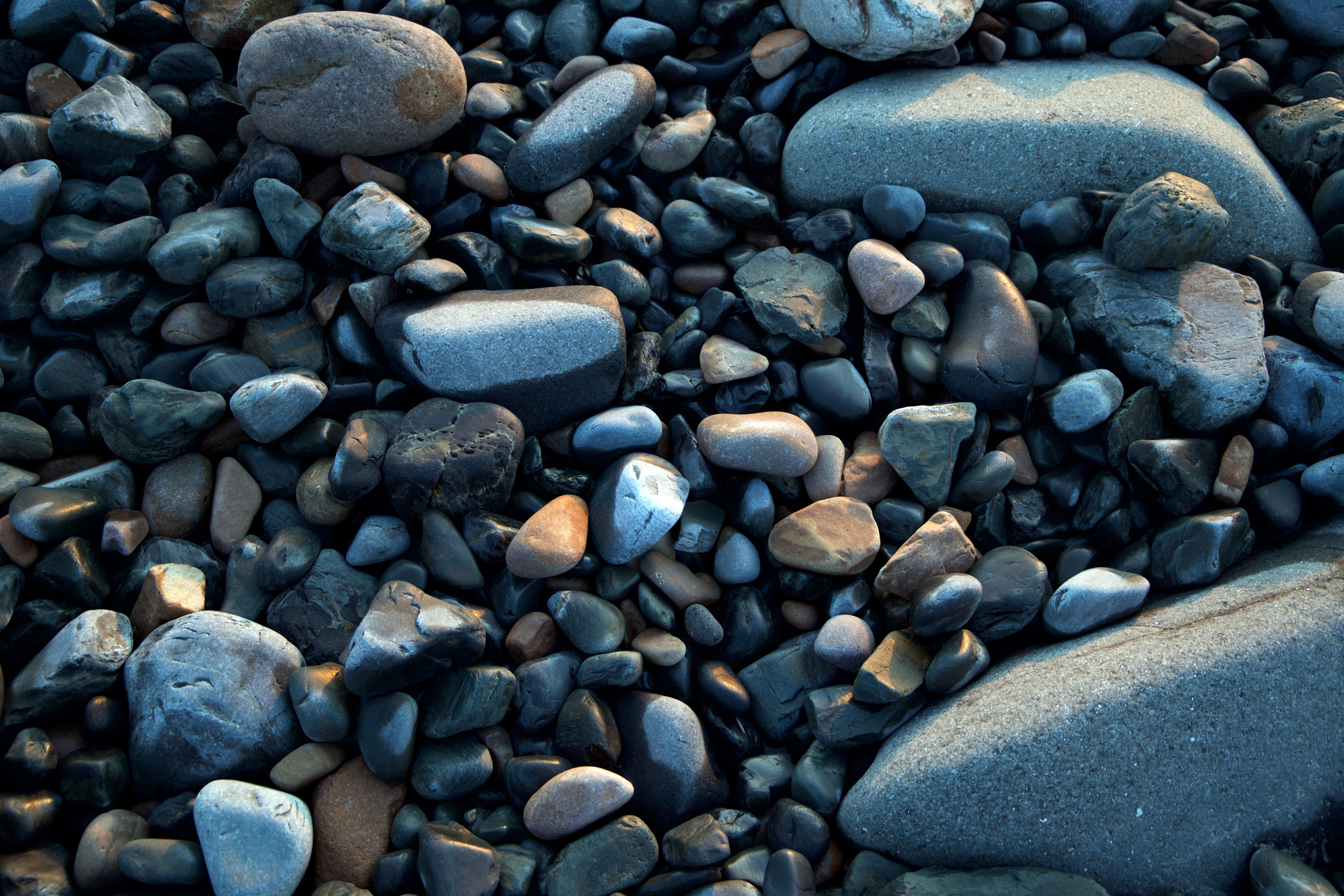 Pile of Gray Stones